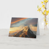 Majestic Mountain Kaart (Gele Bloem)