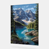 Majestic Mountain Lake Poster – Realistic Nature L (Hoek)
