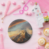 Majestic Mountain Papieren Bordje (Feest)