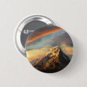 Majestic Mountain Ronde Button 5,7 Cm (Voorkant /achterkant)