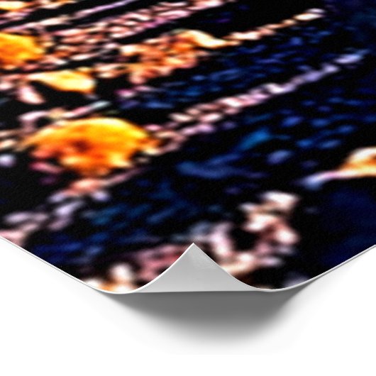 Majestic Mountain Valley Flow Design Poster (Hoek)