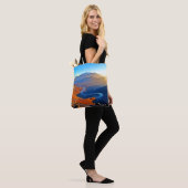 Majestic Mountain Valley Flow Design Tote Bag (Op model)