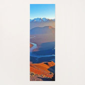 Majestic Mountain Valley Flow Design Yogamat (Achterkant)