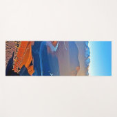 Majestic Mountain Valley Flow Design Yogamat (Voorkant (horizontaal))