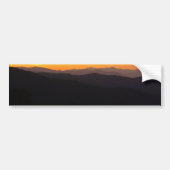 Majestic Mountains Bumpersticker (Voorkant)
