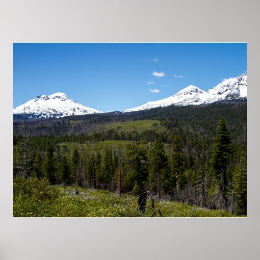 Majestic Mountains Poster papier (mat) (Voorkant)