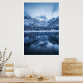 Majestic mountains reflectie Fusine Lake, Italië Poster (Keuken)