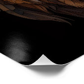 Majestic Mozaïek Leeuw Hoofd Perfect Poster (Hoek)