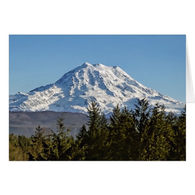 Majestic Mt. Rainier (Voorkant Horizontaal)