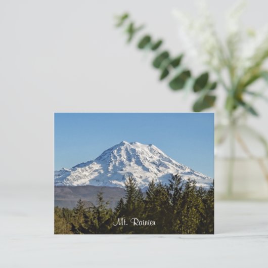Majestic Mt. Rainier Briefkaart (Staand voorkant)