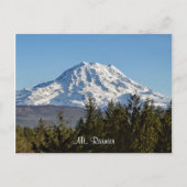 Majestic Mt. Rainier Briefkaart (Voorkant)