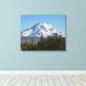 Majestic Mt Rainier Canvas Afdruk (Insitu (Houten vloer))