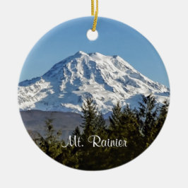 Majestic Mt. Rainier Keramisch Ornament