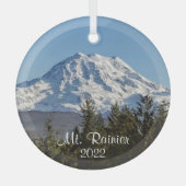Majestic Mt. Rainier, WA Glas Ornament (Voorkant)