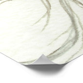 Majestic Mustang door BiHrLe Gray Horse Poster (Hoek)