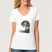 Majestic Mustang Horse T-shirt van BiHrLe (Voorkant)
