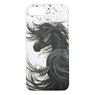 Majestic Mustang Horse van BiHrLe iPhone 7 hoesje