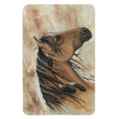 Majestic Mustang Horse van BiHrLe Magnet Magneet (Verticaal)