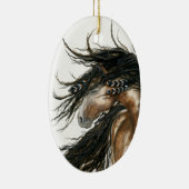 Majestic Mustang Horse van BiHrLe Ornament (Rechts)