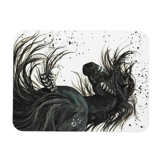 Majestic Mustang van BiHrLe Magnet Magneet (Horizontaal)