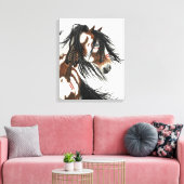 Majestic Mustangs van BiHrLe Stretched Canvas Prin Afdruk (Insitu (Woonkamer))