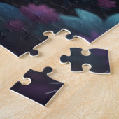 Majestic Mystical Bird in the Enchanted ForePuzzle Legpuzzel (Zijkant)