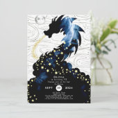 Majestic Mythische Draak Verjaardag Kaart (Staand voorkant)