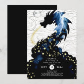 Majestic Mythische Draak Verjaardag Kaart (Voorkant / Achterkant)