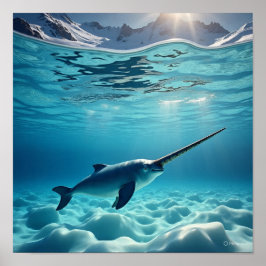 Majestic Narwhal - Koning van het Noorden Poster