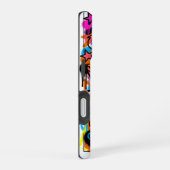 Majestic Neon Angel Icon Phone iPhone 16 case Hoesje (Rechterkant)