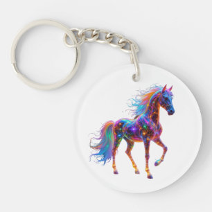 Majestic Neon Horse Sleutelhanger