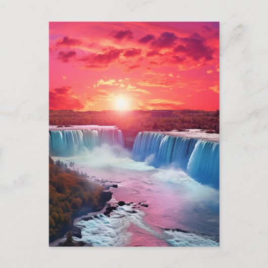 Majestic Niagara Herfsten #24 Briefkaart (Voorkant)