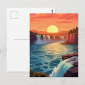 Majestic Niagara Herfsten #2 Briefkaart (Voorkant / Achterkant)