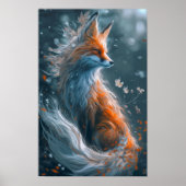 Majestic Nine-Tailed Fox Poster (Voorkant)