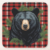 Majestic Noord Zwart Beer Papier Onderzetter (Voorkant)