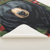 Majestic Noord Zwart Beer Sherpa Deken (3/4)