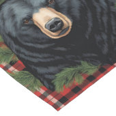 Majestic Noord Zwart Beer Tafelloper (Hoek)