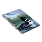Majestic Northern Wilderness Loon Notitieboek (Rechterzijde)