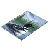 Majestic Northern Wilderness Loon Notitieboek (Linkerzijde)