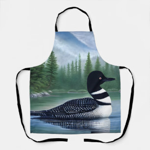 Majestic Northern Wilderness Loon Schort