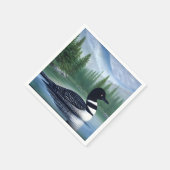 Majestic Northern Wilderness Loon Servet (Hoek)