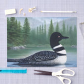 Majestic Northern Wilderness Loon Tissuepapier (Craft)