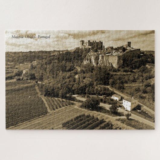Majestic Obidos - HET ECHTE PORTUGAL Legpuzzel (Horizontaal)