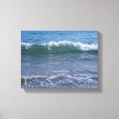 Majestic Ocean Wave Crash – Kustmuur Art Print (Voorkant)