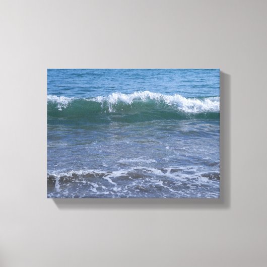 Majestic Ocean Wave Crash – Kustmuur Art Print (Voorkant)