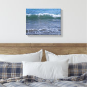 Majestic Ocean Wave Crash – Kustmuur Art Print (Insitu (Slaapkamer))
