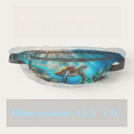 Majestic Ocean Zee Schildpad in de buurt van Kleur Heuptasje