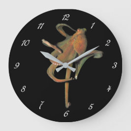 Majestic Octopus Round Wall Clock (met cijfers) Grote Klok