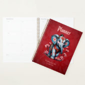 Majestic olifant in traditionele Japanse stijl. Planner (Display)