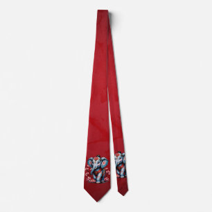 Majestic olifant in traditionele Japanse stijl. Stropdas